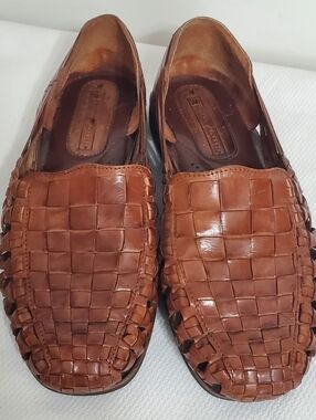 Stacy Adams Brown Leather Huarache Sandal Mens Size 9